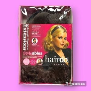 Dark Chocolate/Medium Brown Hairdo Mid-Length Headband Extensions